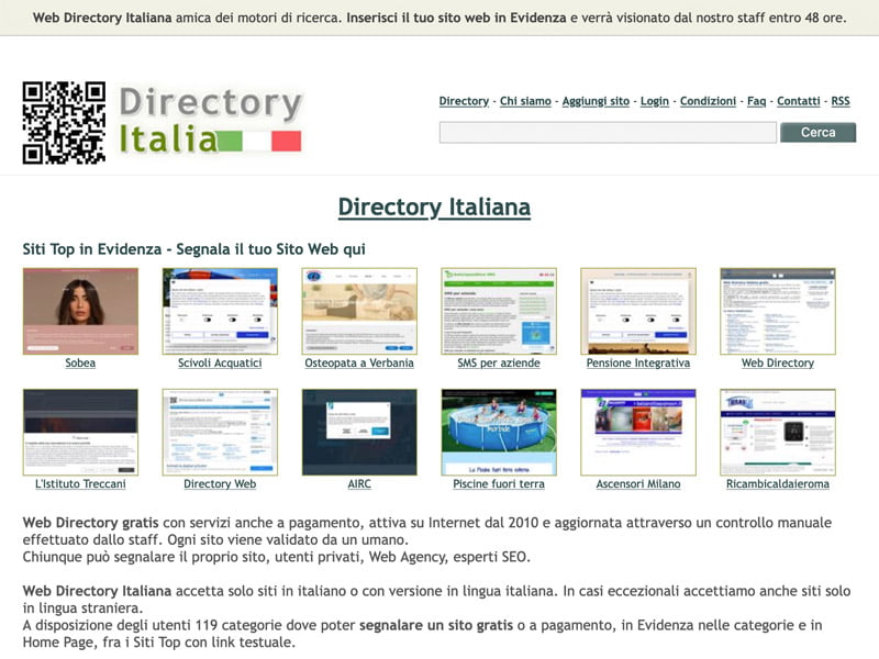 web directory italia