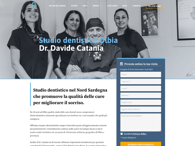 Studio dentistico Davide Catania a Olbia – odontoiatria per adulti e bambini